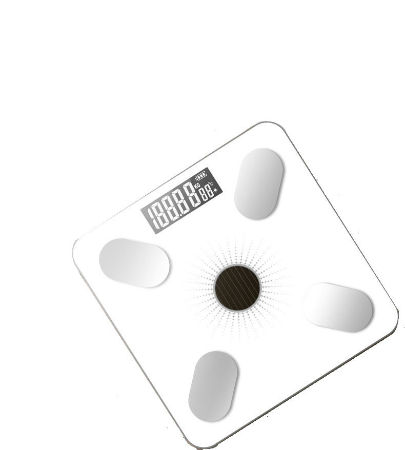 Electrónica inteligente Bluetooth Escala APP Medición de grasa corporal Escala LED Peso digital Escala