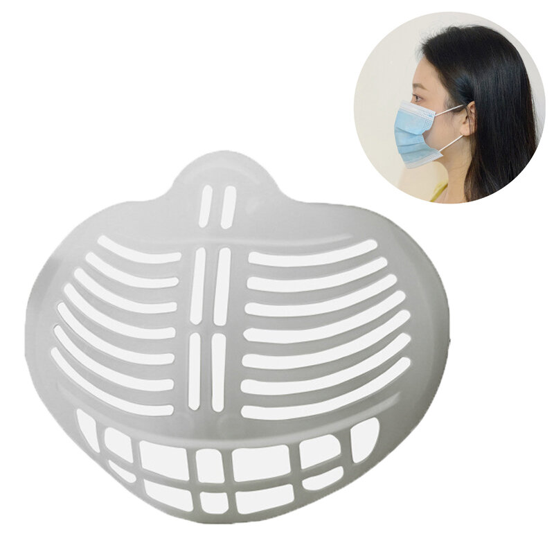 BIKIGHT 10 Uds 3D Mascara soporte marco de soporte interior para cara Mascara evitar Lápiz labial soporte de máscara fac