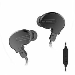 KB1 Triple Drivers 0.78mm Pin Cable extraíble Auricular HiFi Stereo In-Ear Sports Metal Head Headset