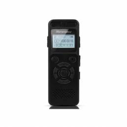 Newsmy RV29 8GB 1536KBPS PCM Dual Micrófono 138 Hour A to B Repeat Voice Recorder