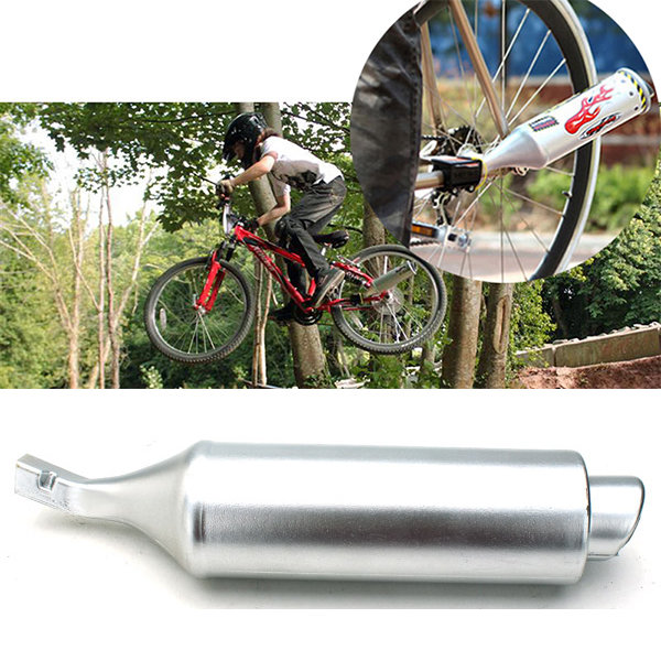 Bicicleta mountain bike turbina motocicleta tubo de escape de sonido con Motocard ajustable