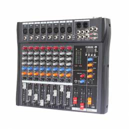 Bakeey CT-80 8 canales de audio bluetooth USB Mezclador de audio profesional Consola mezcladora de 8 canales