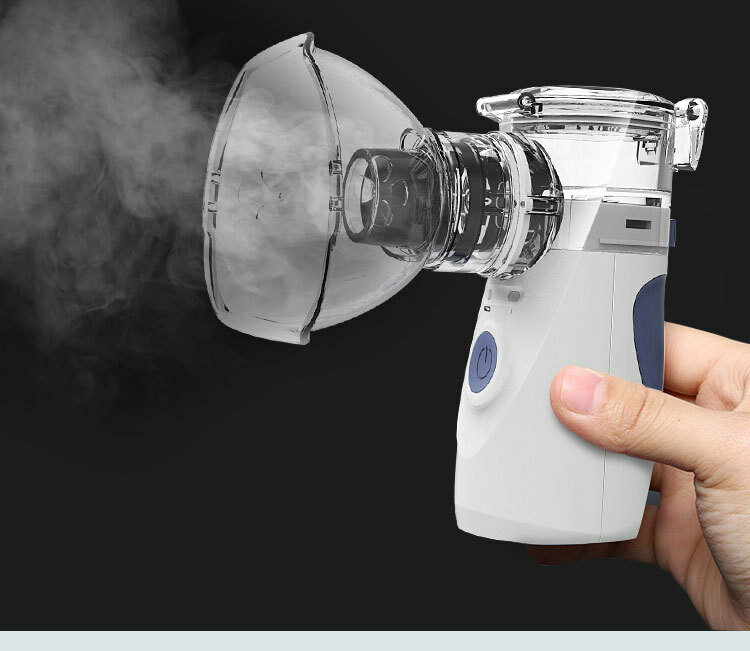 Nebulizador ultrasónico portátil de mano de bajo residuo líquido atomizador doméstico inhalador de asma ultrasónico nieb