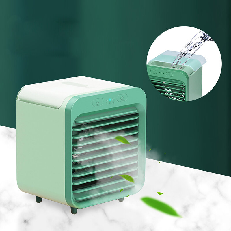 Humidificador de aire acondicionado portátil 3 en 1 Enfriador de 3 velocidades Ventilador frío evaporativo de bajo ruido