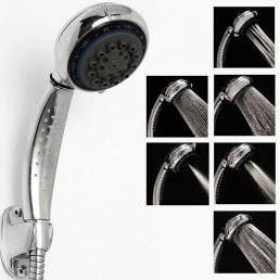 6 funciones de la mano del ABS de ahorro de agua retenida alcachofa de la ducha pressurize