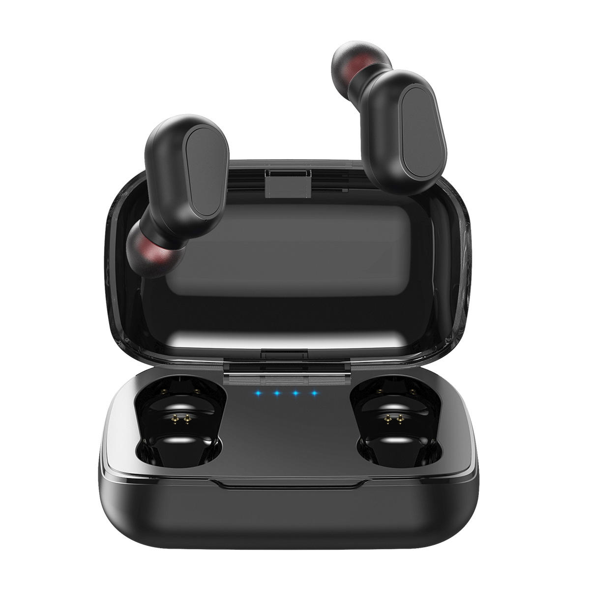 TOPK F22 TWS bluetooth 5.0 True Wireless Auricular LED Pantalla Botón de control deportivo Auriculares con micrófono par