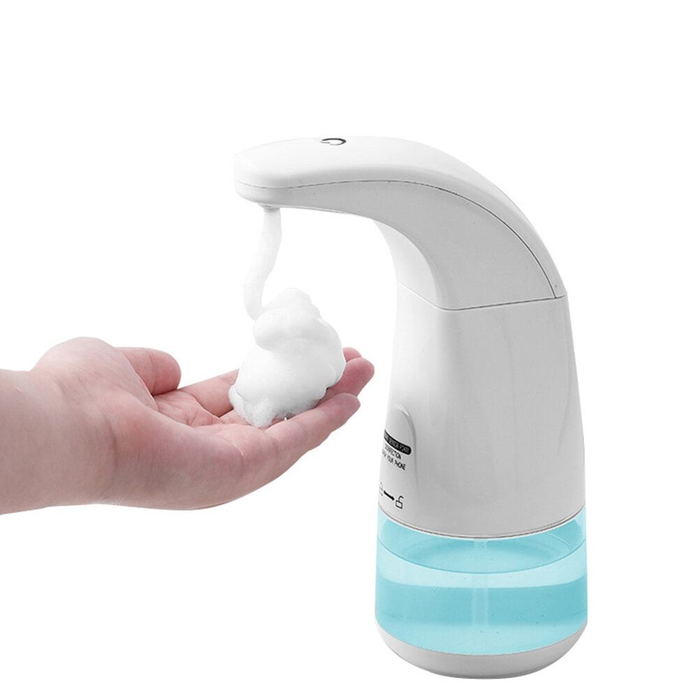 330ml Dispensador automático de líquido Jabón Dispensador de alcohol sin contacto para Cuarto de baño Desinfección Manos