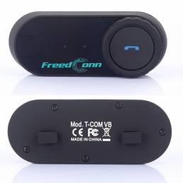 FreedConn Original T-COM VB Moto BT bluetooth Intercomunicador de casco Multi Riders Interphone Headset con FM Radio Sof