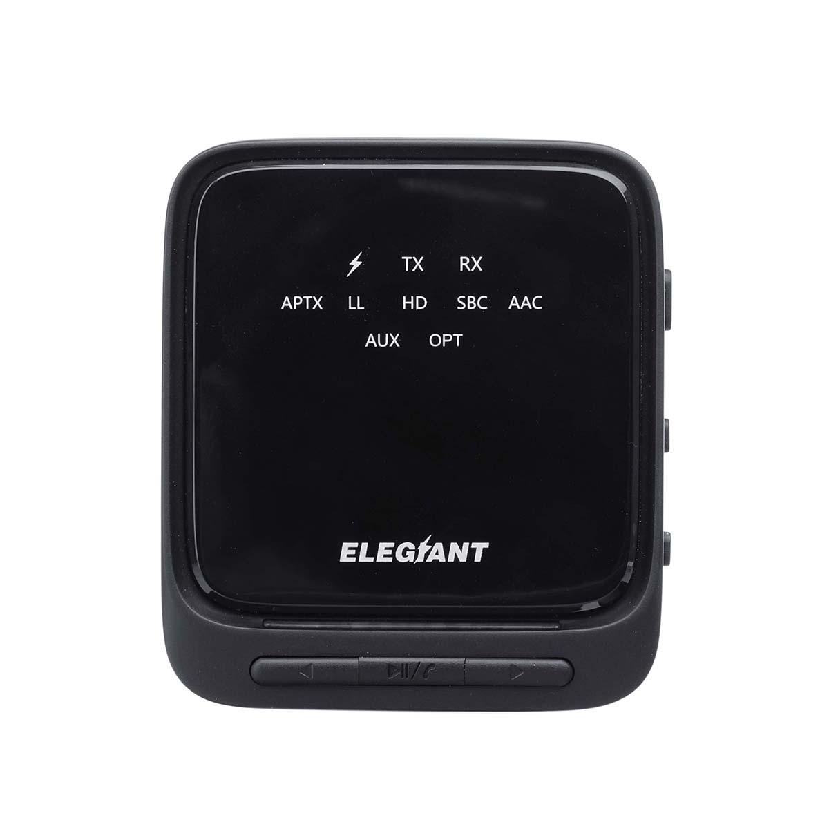ELEGIANT bluetooth5.0 Transmitter Receptor Adaptador de audio inalámbrico HD LL para TV Coche Laptop Stereo Headphone Sp