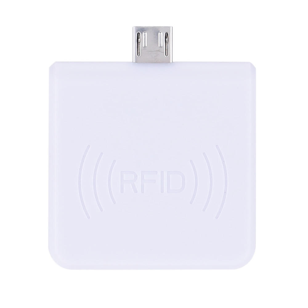 Proximidad portátil inteligente 13.56MHz USB RFID Lector de tarjetas de identificación IC Win8 / Android / OTG compatibl