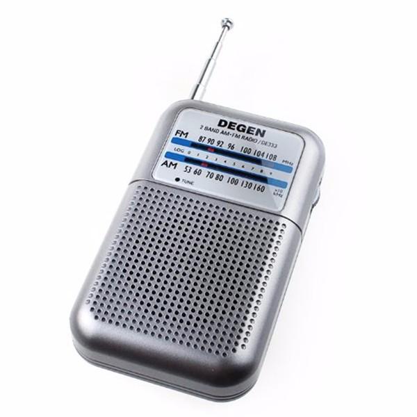 Mini Receptor Portátil de Radio FM/AM Degen DE333 Radio de Puntero de Dos Bandas