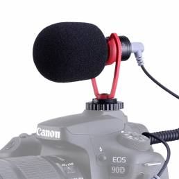 SAIREN Q1 Video Micrófono Mini condensador en la cámara Grabación Entrevista Vlog Mic para teléfono DSLR Osmo Pocket Mob