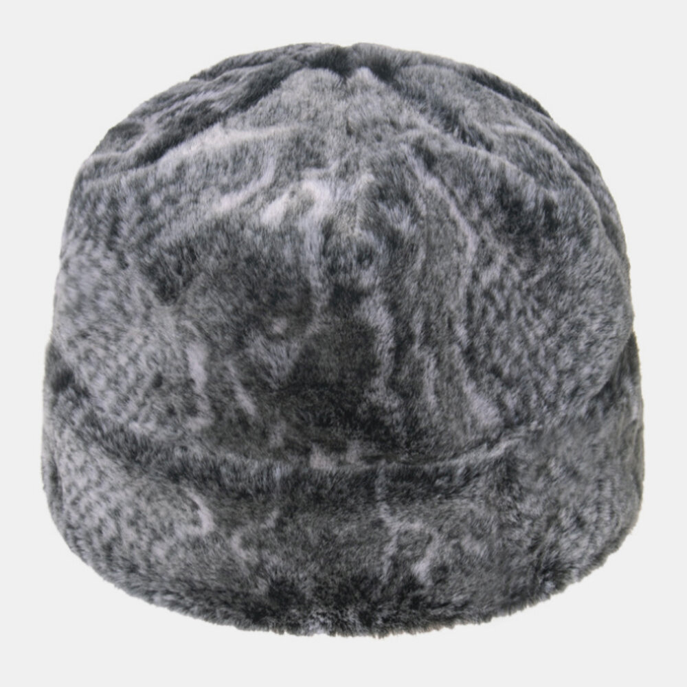Unisex algodón estampado de serpiente moda casual cálido esquí Sombrero gorro sin ala