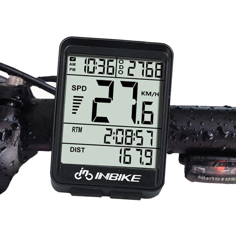 INBIKE IN321 Bici Ordenador Impermeable Inalámbrico LCD Odómetro Bici Velocímetro Retroiluminación