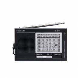 TECSUN R-911 Radio AM FM SM 11 bandas Multibanda Receptor Transmisión de FM con bolsillo para altavoz incorporado Alta s
