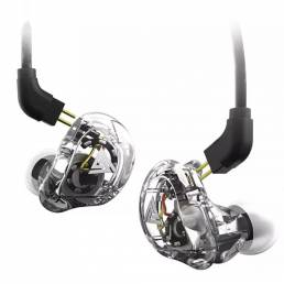 QKZ VK1 con cable Auricular HIFI Auriculares duales dinámicos de graves 11MM Auriculares deportivos para correr en la or