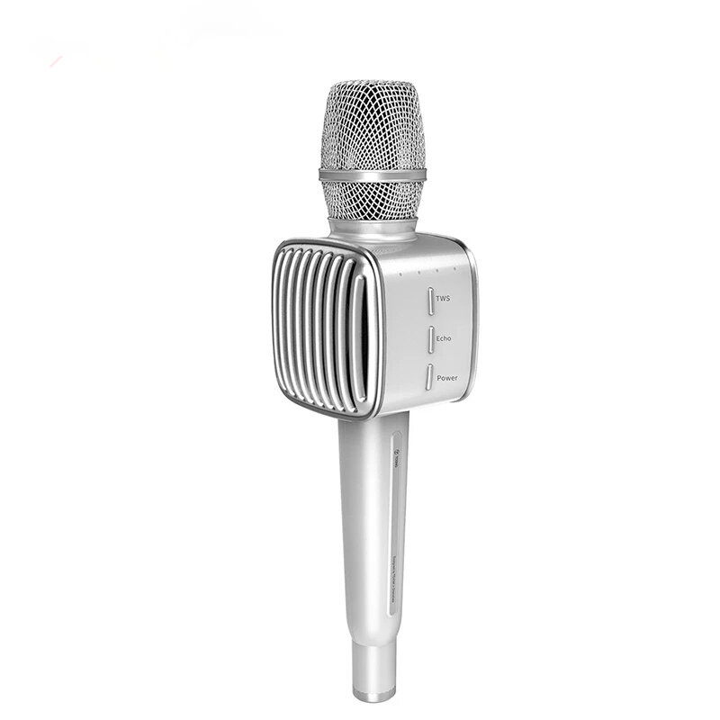 Tosing G1 Aluminio Karaoke Micrófono 58 mm Dinámico Tipo Duet Inalámbrico bluetooth TWS Karaoke Micrófono