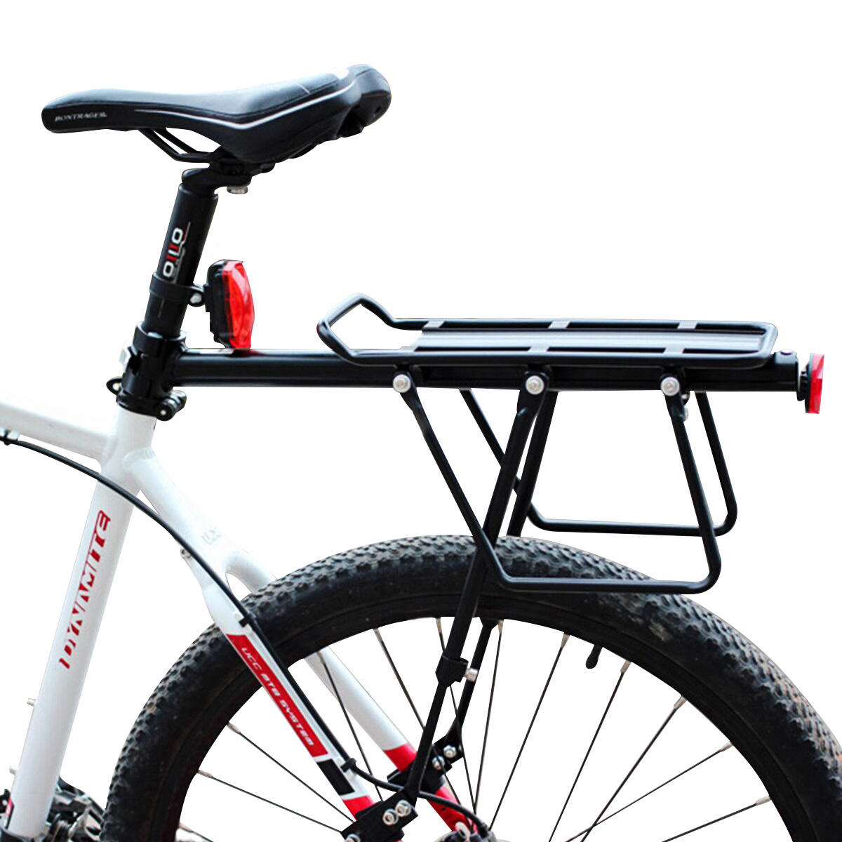 BIKIGHT Bicicleta bicicleta Carga Bastidor Asiento del respaldo del asiento trasero Lanzamiento rápido Equipaje Proteger