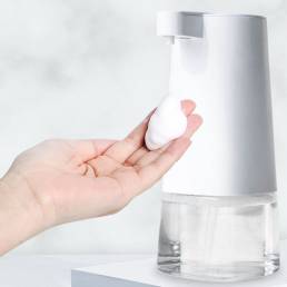 YIWEI Dispensador automático Jabón Dispositivo de lavado de manos con espuma por inducción Infrarrojos Sensor Desinfecta
