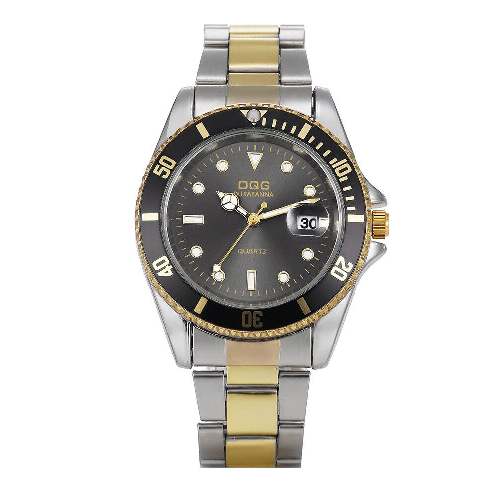 A0559 Reloj de moda para hombres de negocios Reloj grande de tres manecillas Único Diseño Dial Impermeable Relojes de cu