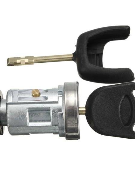 Ignición barril cyclinder conmutador de cilindro de cerradura con 2 llaves para MK7 Ford Tansit