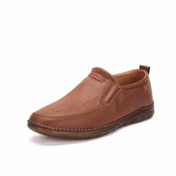 Hombre Ligero Soft Zapatos casuales de cuero antideslizantes para negocios