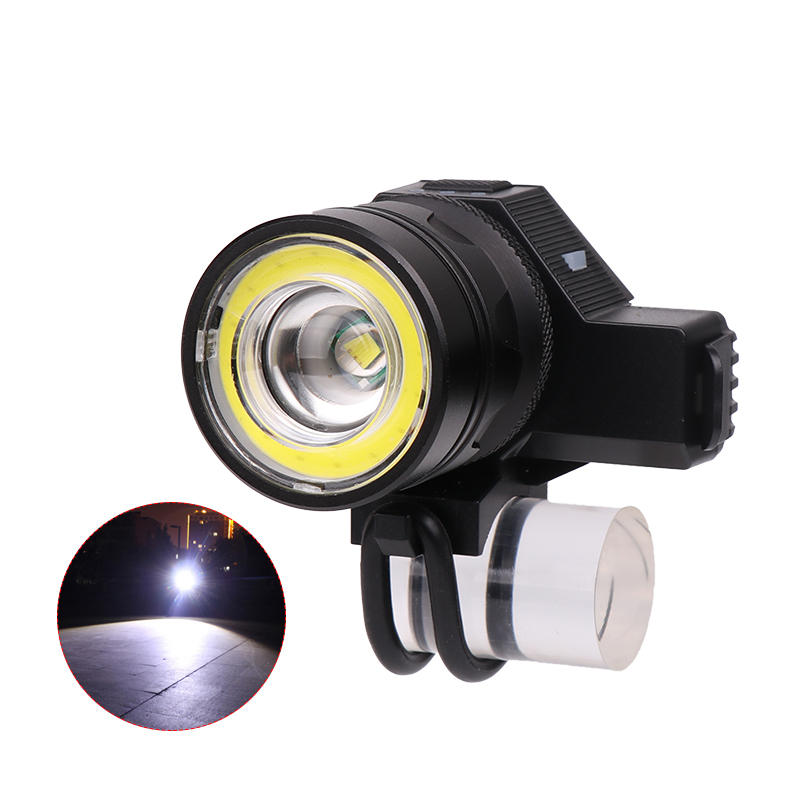XANES®2022650LMUSBHeadlamp5 modos Mecánico Zoom Linterna para bicicleta Linterna para cámp