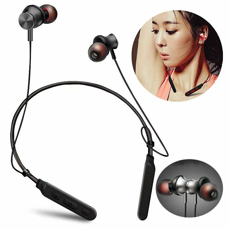 Bluetooth inalámbrico portátil Auricular estéreo bajo deportivo al aire libre auriculares Auriculares con micrófono