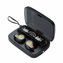 M18 TWS Bluetooth inalámbrico 5.0 Auricular Estéreo de alta fidelidad Impermeable Auriculares deportivos con micrófono