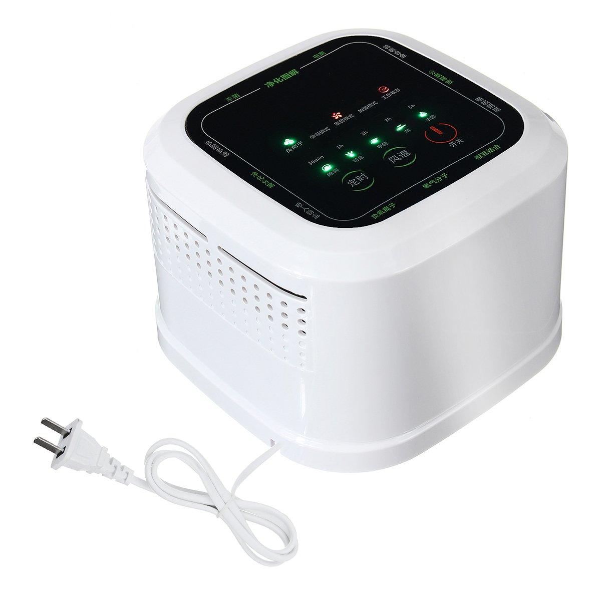 Mini Purificador de aire Generador de iones de ozono Ionizador Limpiador Eliminador de olores Desodorización