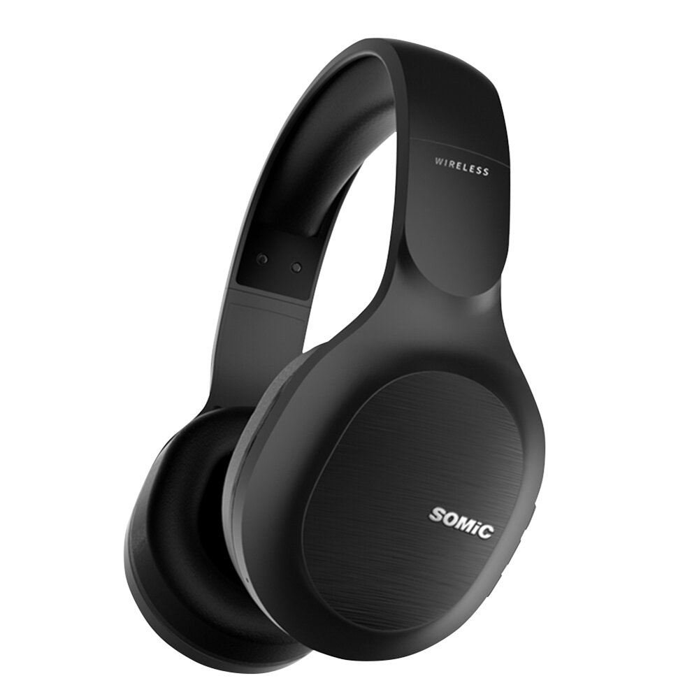 SOMIC MS300 Bluetooth inalámbrico Auriculares CVC8.0 Reducción de ruido Controladores de 40 mm AUX-In 1000mAh Auriculare