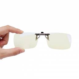 Gafas de sol con clip TS Anti Blue-ray Gafas Protección para los ojos Rotativo de 110 ° Para computadoras Uso de teléfo