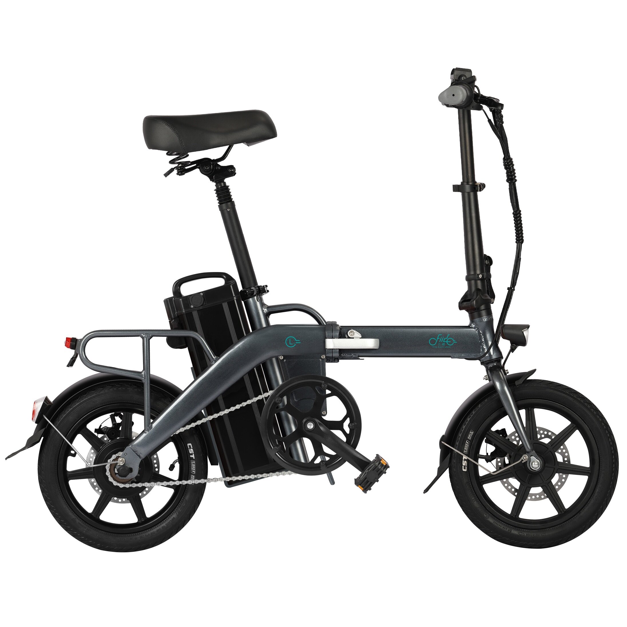 FIIDO L3 Flagship Version 48V 350W 14.5Ah / 23.2Ah Bicicleta de ciclomotor eléctrica plegable 14 pulgadas 25 km / h Velo