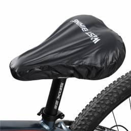 WEST BIKING Material de PVC Equipo de protección para bicicletas Cojín de bicicleta a prueba de lluvia Funda para lluvia