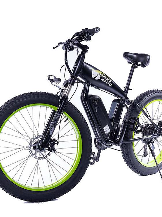 SMLRO S10 48V 13Ah 500W 26in neumático gordo ciclomotor eléctrico bicicleta 35 km / h velocidad máxima bicicleta eléctri