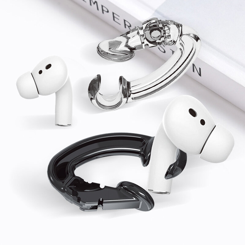 Bakeey 1 par Universal Anti Clip perdido Auricular Soportes seguros Oreja Gancho Para Apple Airpods Pro / Airpods Pro 3