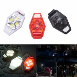 XANES TL04 4 LED IPX4 3 modos al aire libre Luz de advertencia de bicicleta de marcha nocturna