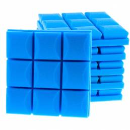 6 piezas 27x27x4 paneles acústicos azulejos estudio insonorización aislamiento cuña esponja espuma