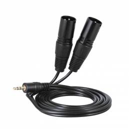 Cable de audio macho XLR macho de 1