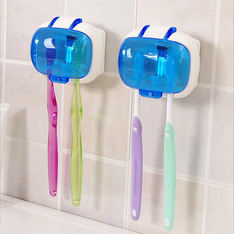 Cepillo de dientes Esterilizador Montado en la pared UV Lámpara Almacenamiento de esterilización Caja Diente ultraviolet