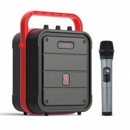 Shinco SJ52 Bluetooth Altavoz inalámbrico TWS Sistema PA Portátil HIFI Altavoces de karaoke con inalámbrico Micrófono So