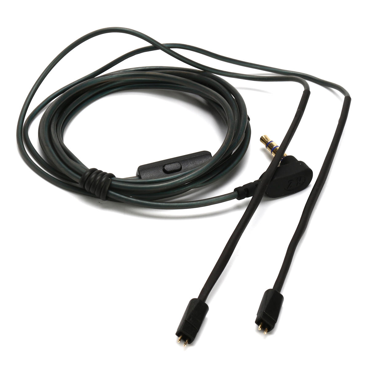 Reemplazo 0.75mm 1.2M Cable de audio Auricular enchapado y mejorado para auriculares KZ ZS3