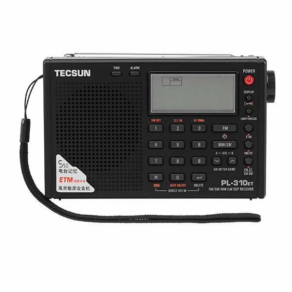 Tecsun PL-310ET Full Banda Desmodulador digital FM AM SW LW estéreo Radio Receptor