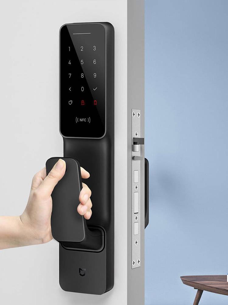 XIAOMI MIJIA Home Smart Mi Door Touch Electronic cerradura Desbloqueo de huellas dactilares en vivo Puerta cerradura Pus