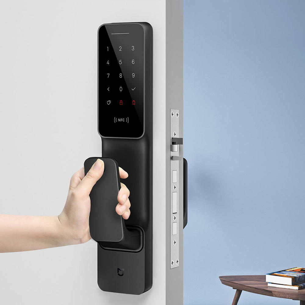 XIAOMI MIJIA Home Smart Mi Door Touch Electronic cerradura Desbloqueo de huellas dactilares en vivo Puerta cerradura Pus