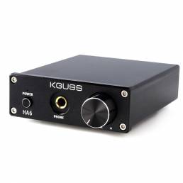 KGUSS HA6 2x50W TPA3116D2 HIFI Potencia sin pérdidas Audio digital Amplificador Amplificador de auriculares