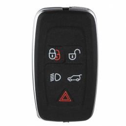 5 Botones Negro Control remoto Llavero Fob Caso Shell para LAND Range Rover / Sport 2010-2012