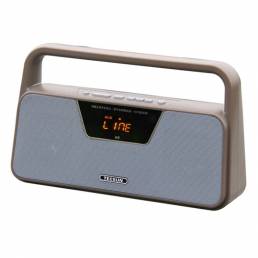 TECSUN A9 FM estéreo Radio Recepción LED Digital Pantalla Reproductor de MP3 Altavoz portátil Radio U Disco TF Tarjeta