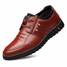 Hombres Microfibra Soft Suela Antideslizante Zapatos de cuero ocasionales de negocios