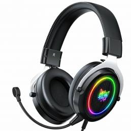 ONIKUMA X10 Gaming con cable Auriculares Estéreo 50 MM Reducción dinámica de ruido RGB Luminoso 3